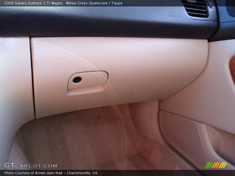 Willow Green Opalescent / Taupe 2006 Subaru Outback 2.5i Wagon