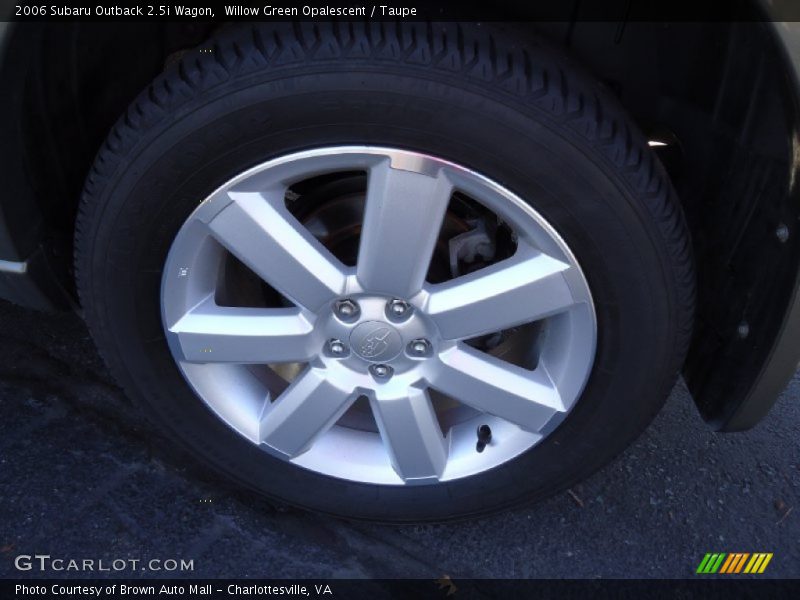 Willow Green Opalescent / Taupe 2006 Subaru Outback 2.5i Wagon