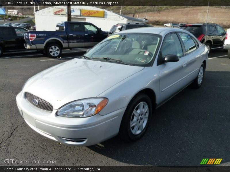 Silver Frost Metallic / Medium Graphite 2004 Ford Taurus SE Sedan