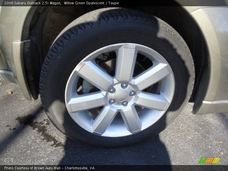 Willow Green Opalescent / Taupe 2006 Subaru Outback 2.5i Wagon