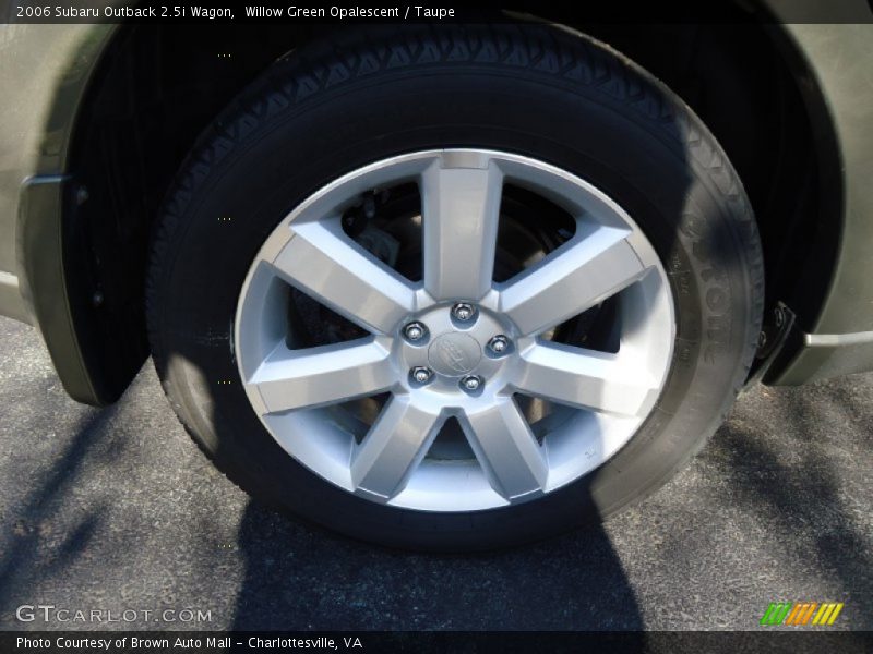 Willow Green Opalescent / Taupe 2006 Subaru Outback 2.5i Wagon