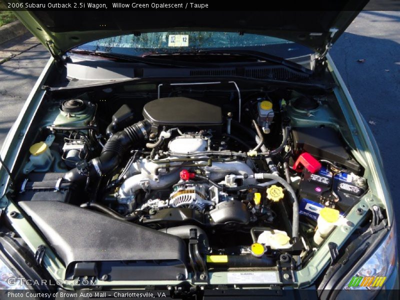 Willow Green Opalescent / Taupe 2006 Subaru Outback 2.5i Wagon