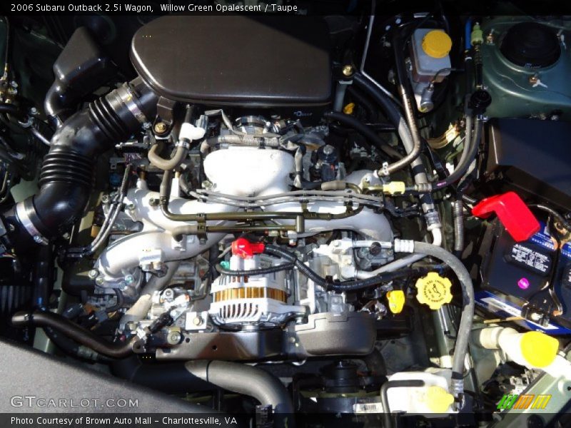 Willow Green Opalescent / Taupe 2006 Subaru Outback 2.5i Wagon