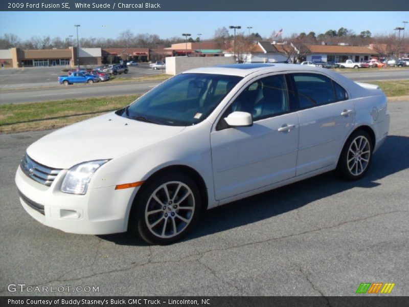 White Suede / Charcoal Black 2009 Ford Fusion SE