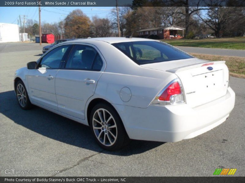 White Suede / Charcoal Black 2009 Ford Fusion SE