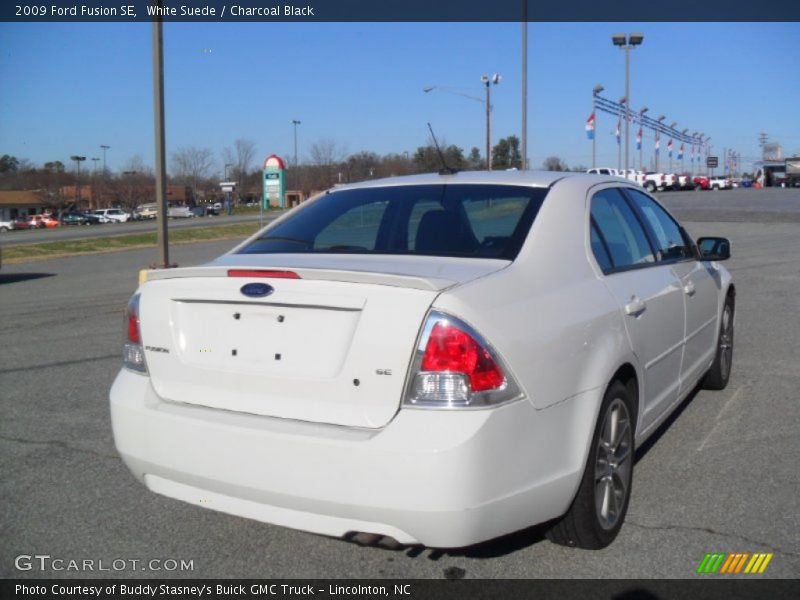 White Suede / Charcoal Black 2009 Ford Fusion SE