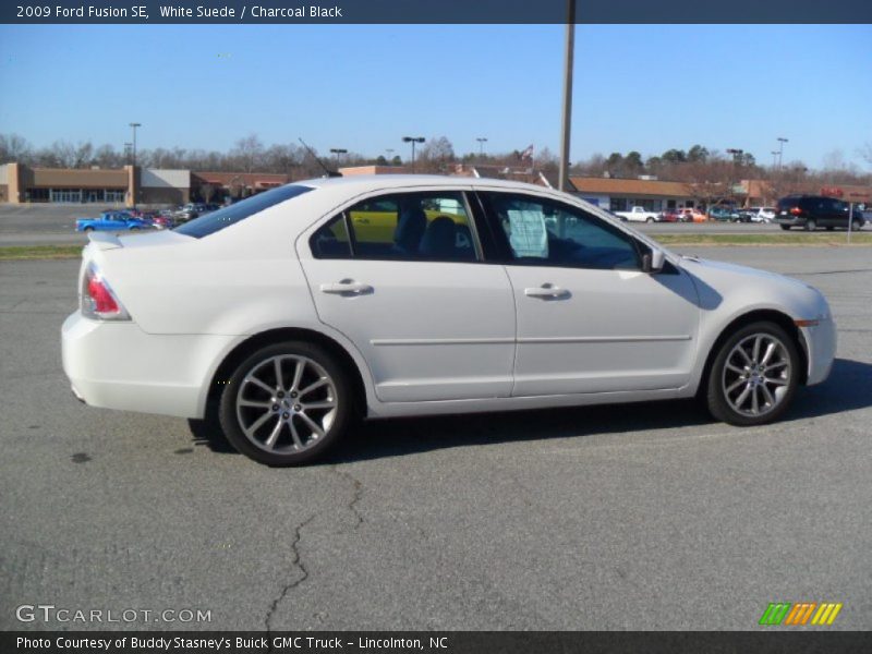 White Suede / Charcoal Black 2009 Ford Fusion SE