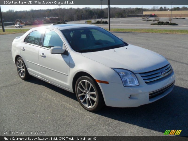 White Suede / Charcoal Black 2009 Ford Fusion SE