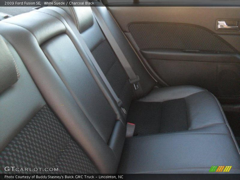 White Suede / Charcoal Black 2009 Ford Fusion SE