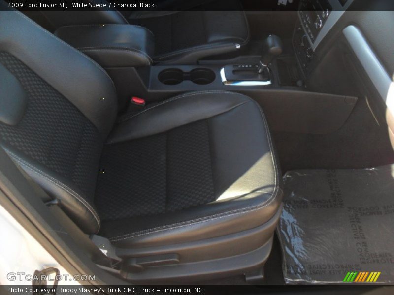 White Suede / Charcoal Black 2009 Ford Fusion SE