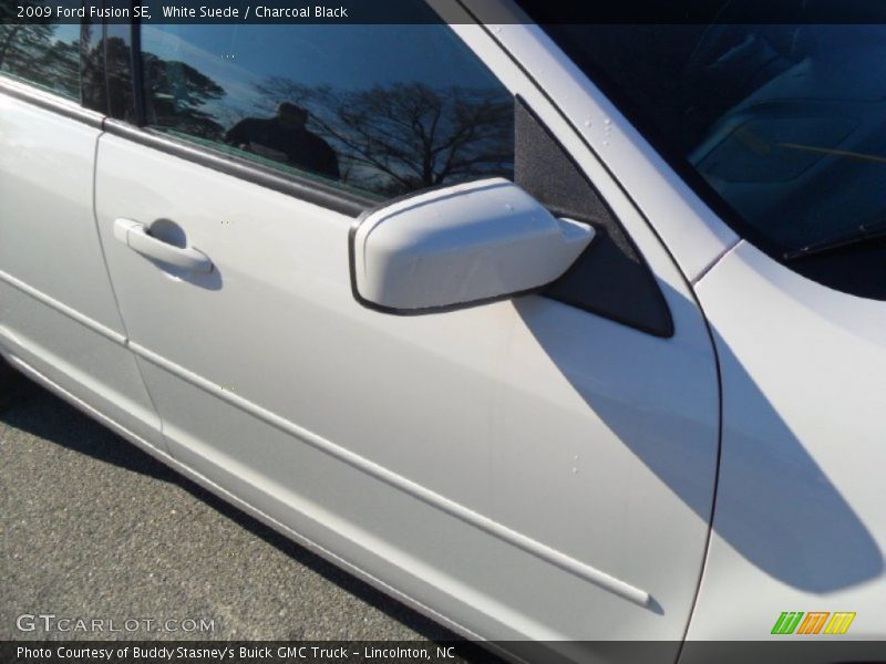 White Suede / Charcoal Black 2009 Ford Fusion SE