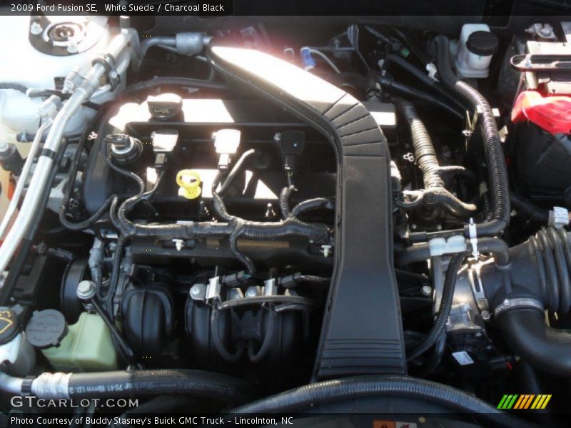 White Suede / Charcoal Black 2009 Ford Fusion SE