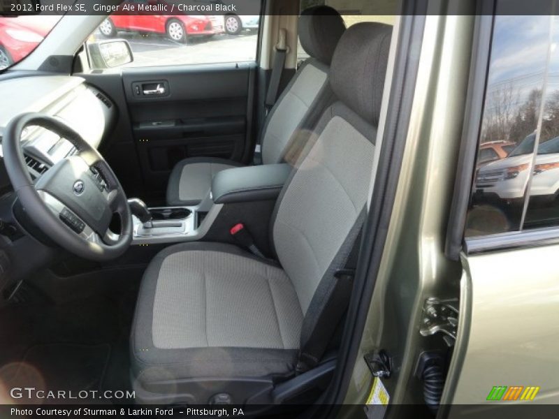 Ginger Ale Metallic / Charcoal Black 2012 Ford Flex SE