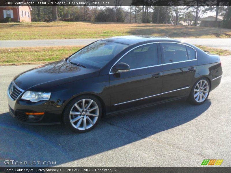 Deep Black / Pure Beige 2008 Volkswagen Passat VR6 Sedan