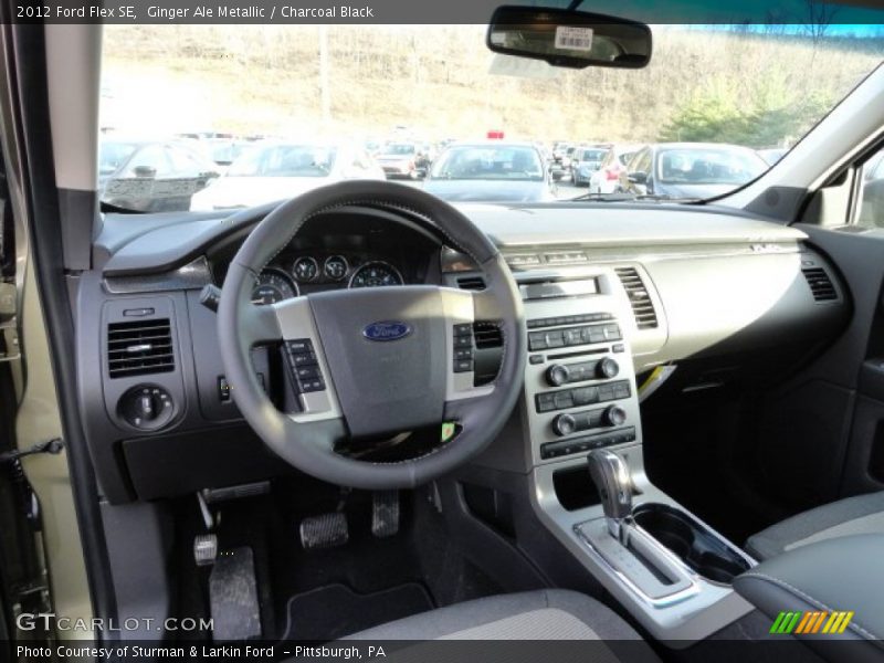 Ginger Ale Metallic / Charcoal Black 2012 Ford Flex SE