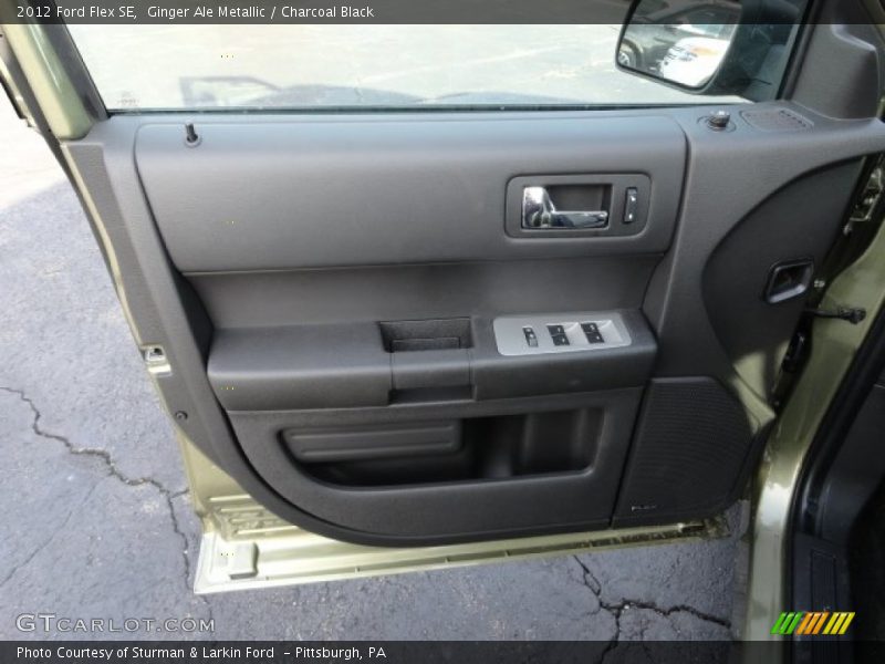 Ginger Ale Metallic / Charcoal Black 2012 Ford Flex SE