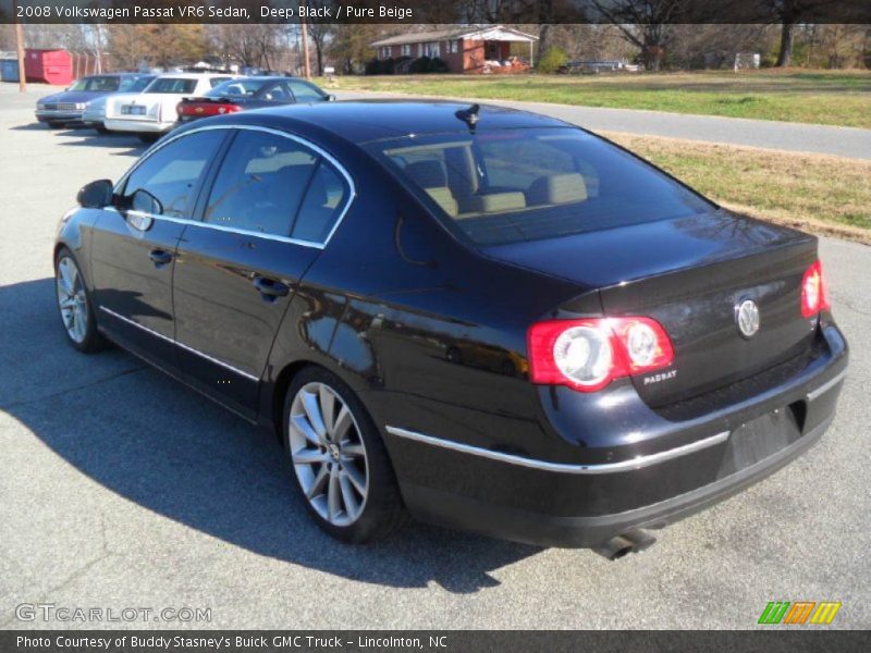 Deep Black / Pure Beige 2008 Volkswagen Passat VR6 Sedan