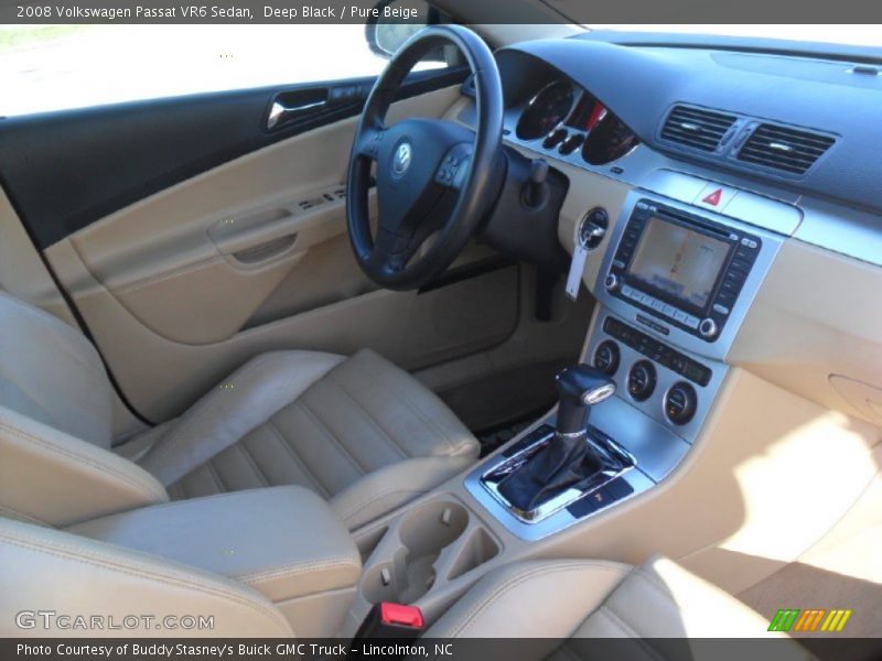 Deep Black / Pure Beige 2008 Volkswagen Passat VR6 Sedan
