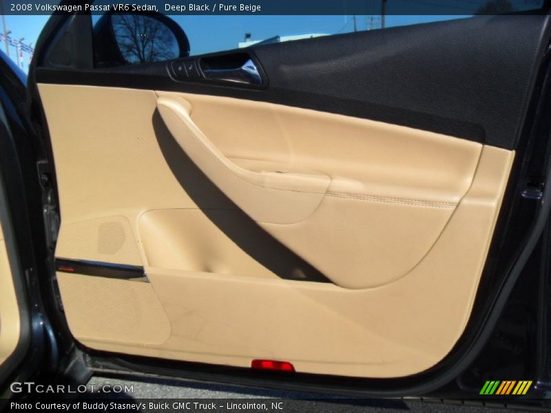 Deep Black / Pure Beige 2008 Volkswagen Passat VR6 Sedan
