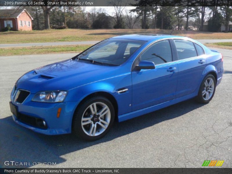 Stryker Blue Metallic / Onyx 2009 Pontiac G8 Sedan