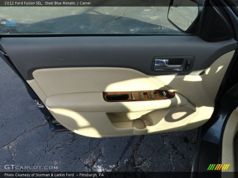 Steel Blue Metallic / Camel 2012 Ford Fusion SEL