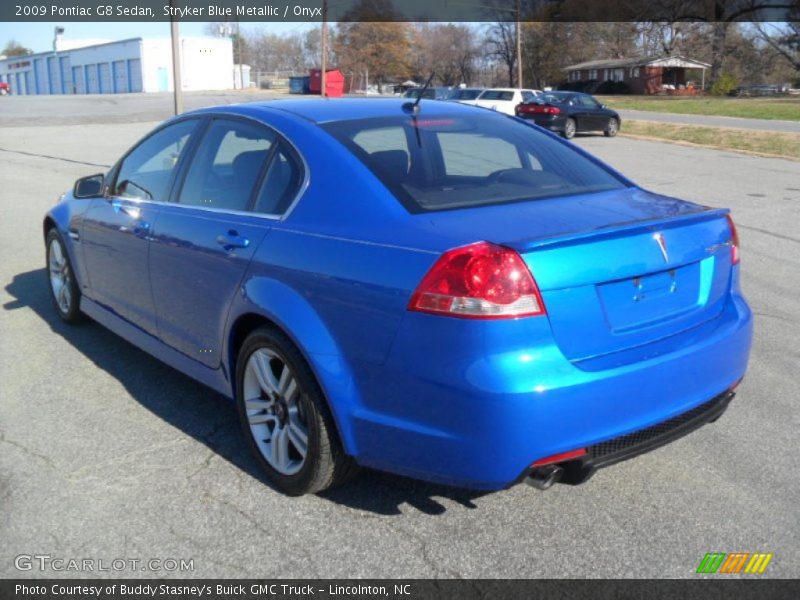 Stryker Blue Metallic / Onyx 2009 Pontiac G8 Sedan