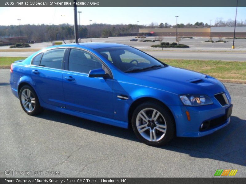 Stryker Blue Metallic / Onyx 2009 Pontiac G8 Sedan