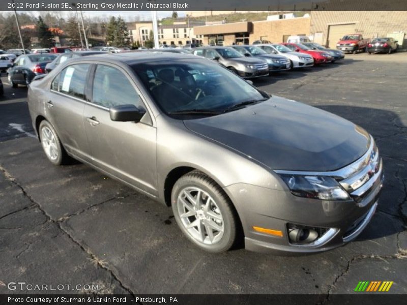 Sterling Grey Metallic / Charcoal Black 2012 Ford Fusion SEL