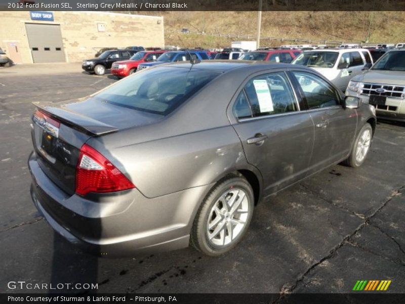 Sterling Grey Metallic / Charcoal Black 2012 Ford Fusion SEL