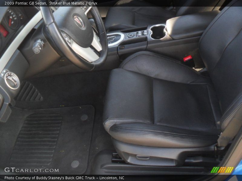 Stryker Blue Metallic / Onyx 2009 Pontiac G8 Sedan