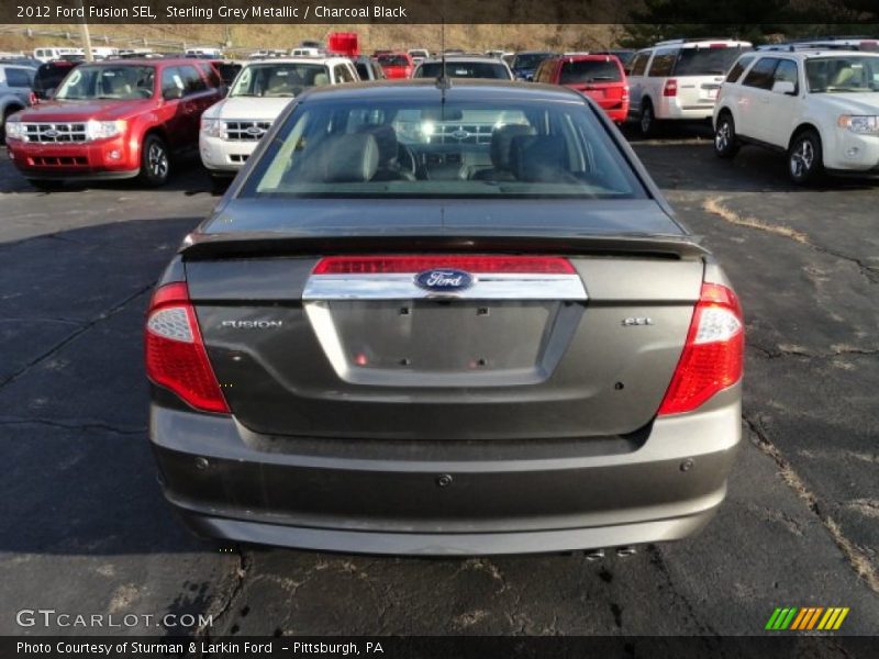 Sterling Grey Metallic / Charcoal Black 2012 Ford Fusion SEL