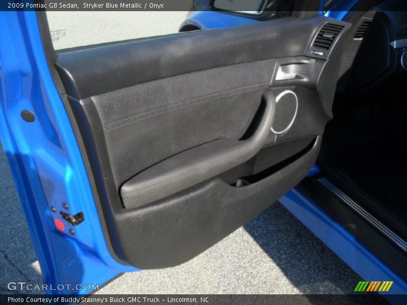 Stryker Blue Metallic / Onyx 2009 Pontiac G8 Sedan