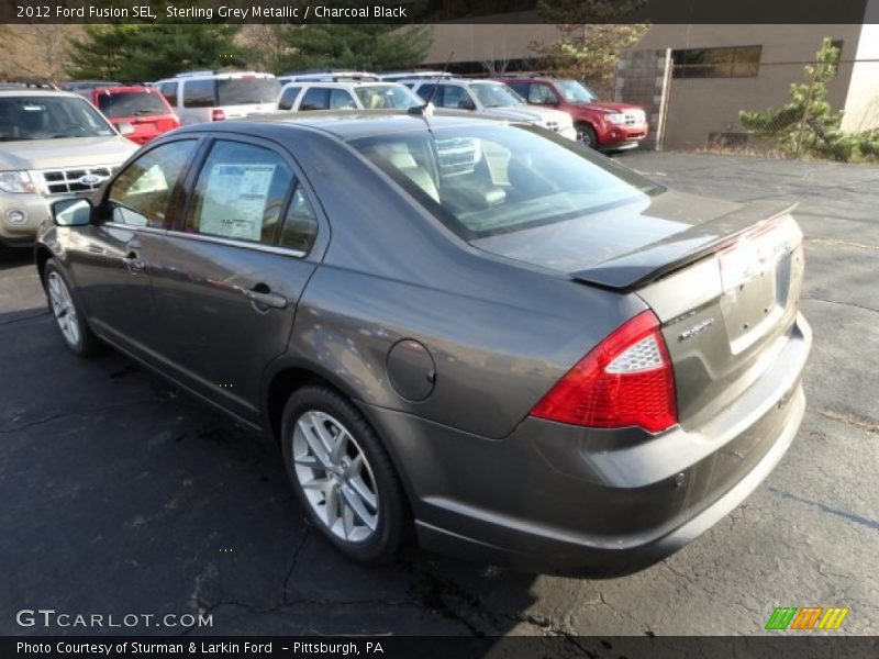 Sterling Grey Metallic / Charcoal Black 2012 Ford Fusion SEL