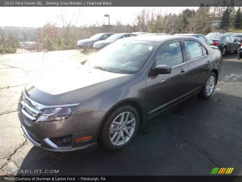 Sterling Grey Metallic / Charcoal Black 2012 Ford Fusion SEL
