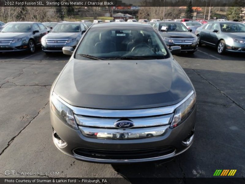 Sterling Grey Metallic / Charcoal Black 2012 Ford Fusion SEL