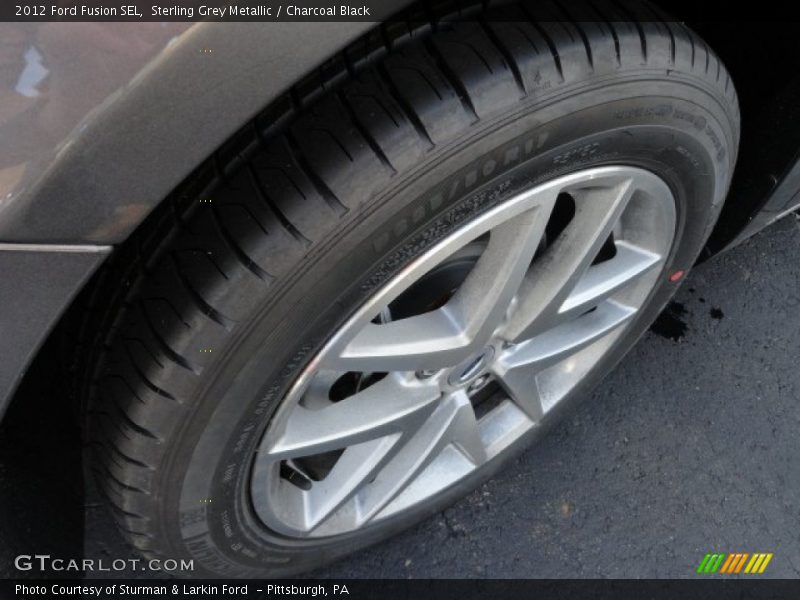 Sterling Grey Metallic / Charcoal Black 2012 Ford Fusion SEL