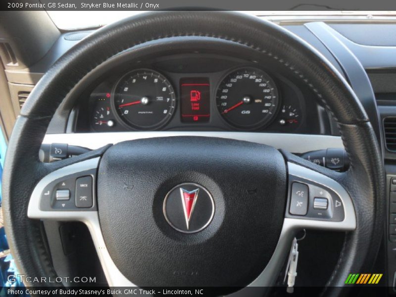 Stryker Blue Metallic / Onyx 2009 Pontiac G8 Sedan