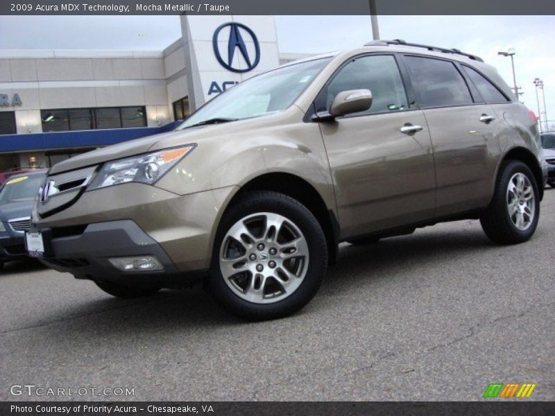 Mocha Metallic / Taupe 2009 Acura MDX Technology