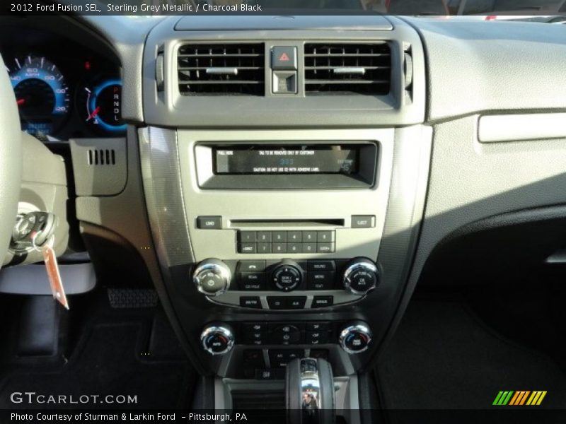 Sterling Grey Metallic / Charcoal Black 2012 Ford Fusion SEL