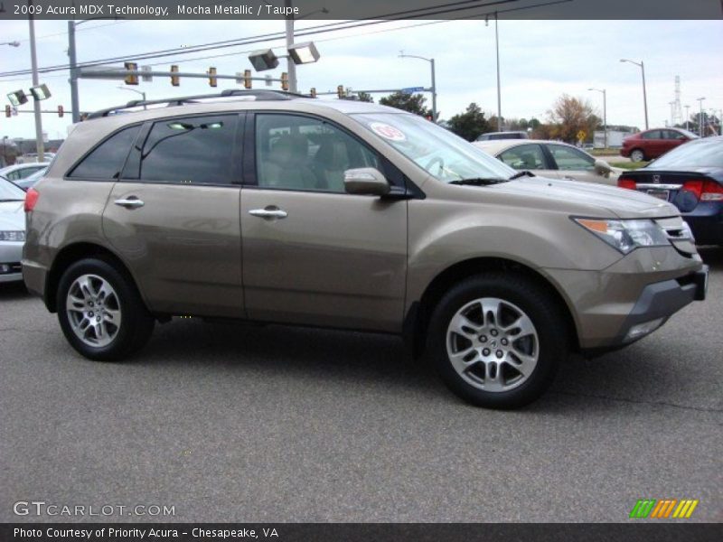 Mocha Metallic / Taupe 2009 Acura MDX Technology