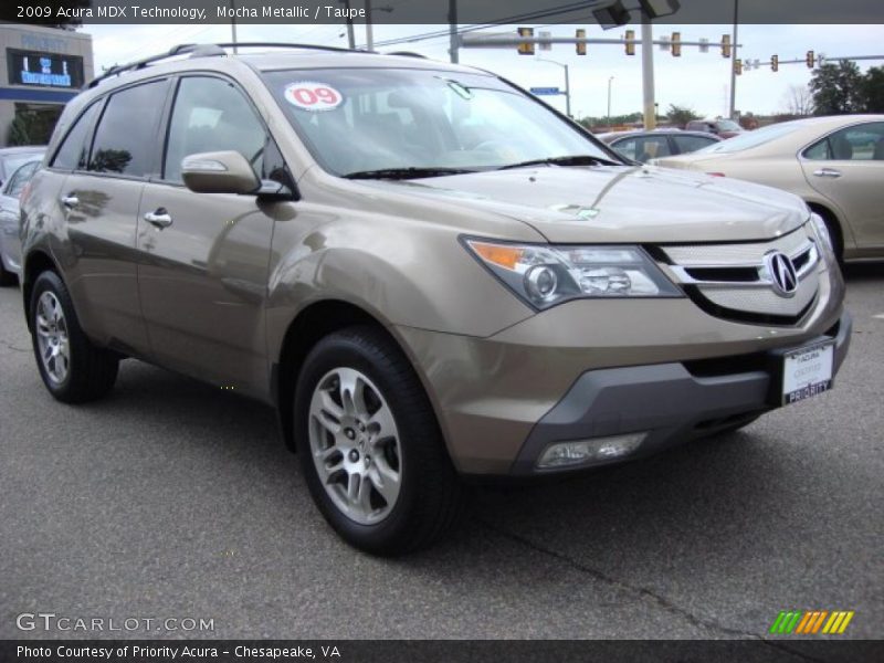 Mocha Metallic / Taupe 2009 Acura MDX Technology