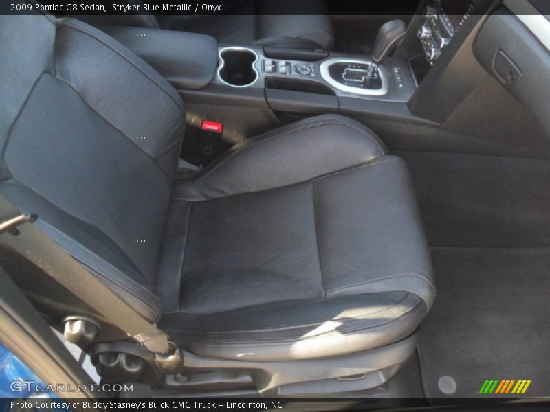 Stryker Blue Metallic / Onyx 2009 Pontiac G8 Sedan