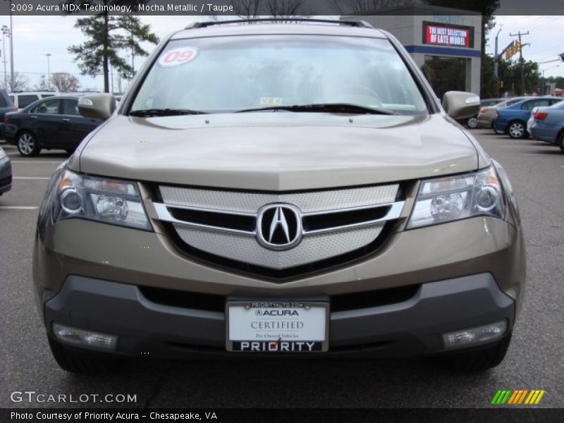 Mocha Metallic / Taupe 2009 Acura MDX Technology