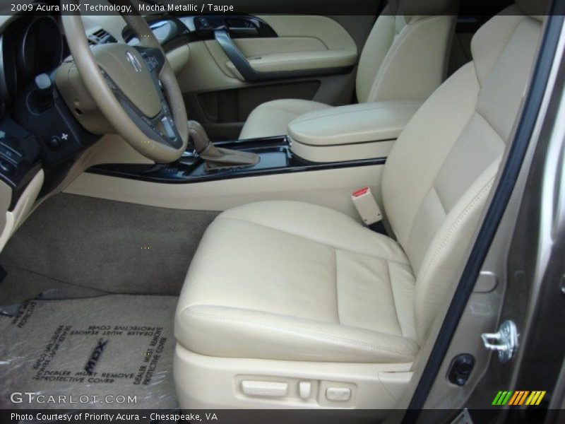 Mocha Metallic / Taupe 2009 Acura MDX Technology