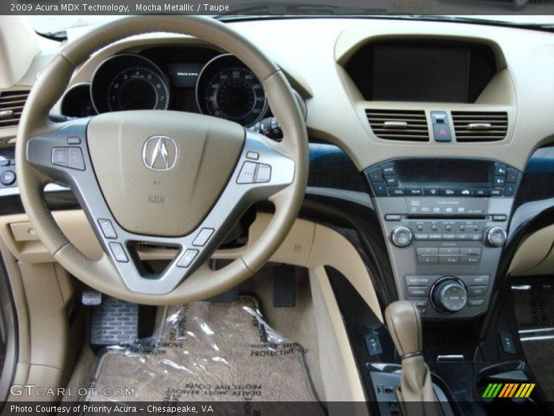 Mocha Metallic / Taupe 2009 Acura MDX Technology