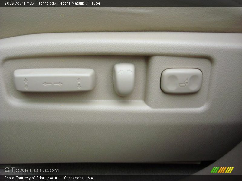 Mocha Metallic / Taupe 2009 Acura MDX Technology