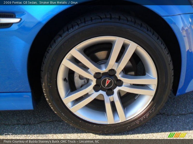 Stryker Blue Metallic / Onyx 2009 Pontiac G8 Sedan