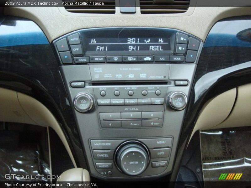 Mocha Metallic / Taupe 2009 Acura MDX Technology