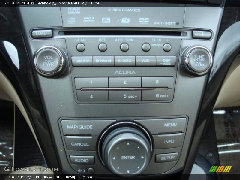 Mocha Metallic / Taupe 2009 Acura MDX Technology