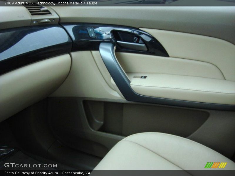 Mocha Metallic / Taupe 2009 Acura MDX Technology